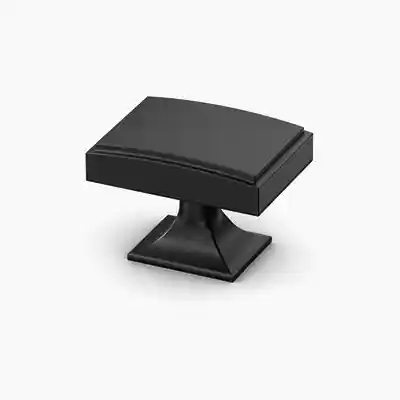 Rectangular Knob Matte Black