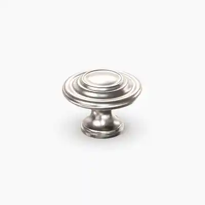 Ringed Knob Satin Nickel