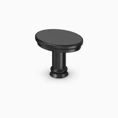 Stamped Knob Matte Black
